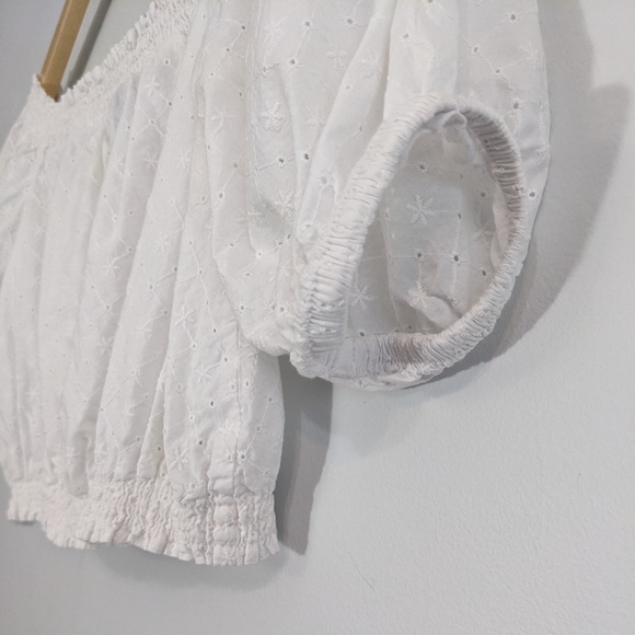 H&M Broderie Crop Top, S - Picture 4 of 8
